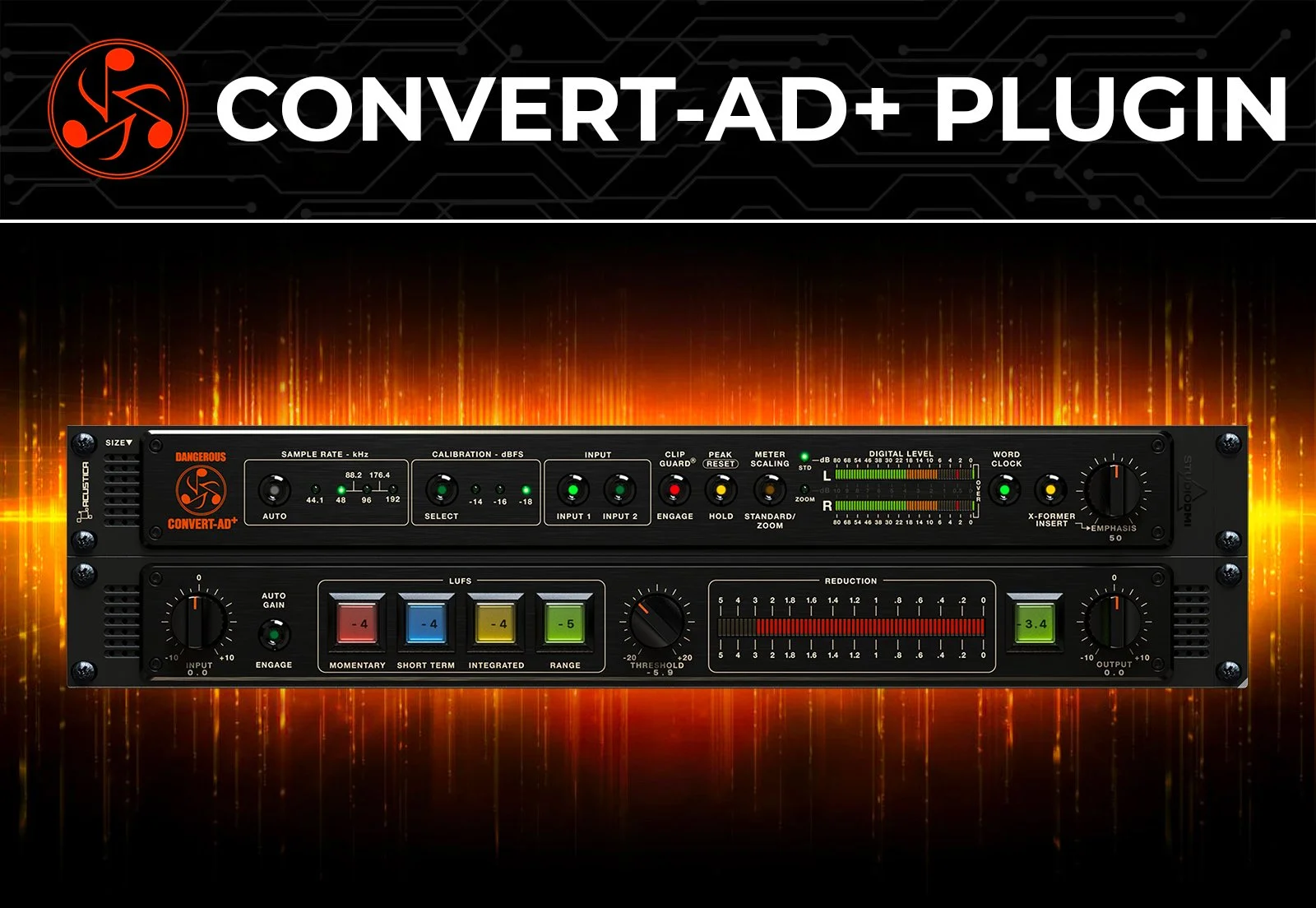 Dangerous Music Digitial® CONVERT-AD+ Plugin — Dangerous Music®